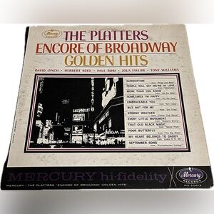 💜 The Platters Encore of Broadway Golden Hits Vinyl Album